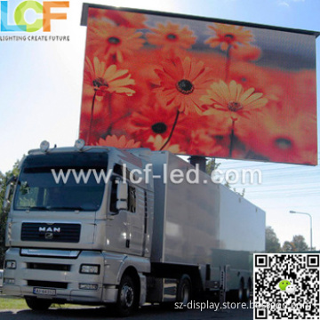 high refresh truck mounted p8 SMD full color LED display